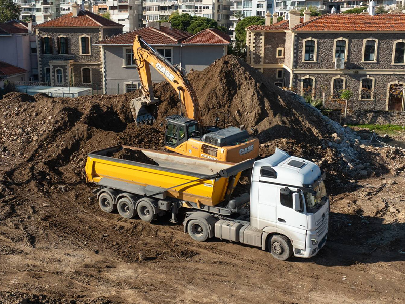 Hafriyat ve dolgu işleri.